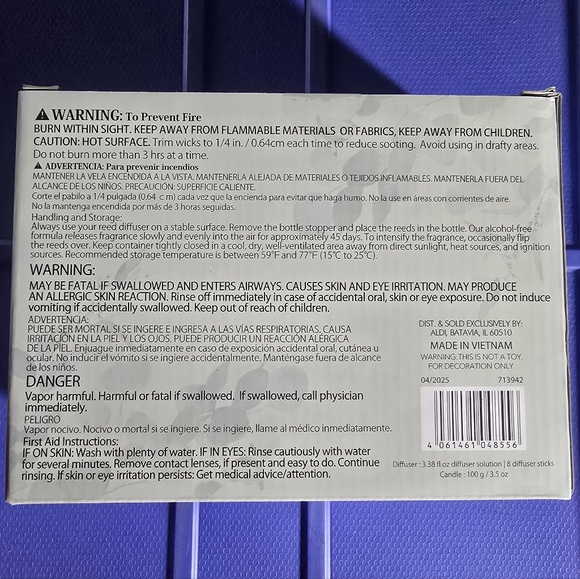 Kirkton House Eucalyptus Mint Candle & Diffuser Set - Green - Picture 2 of 2